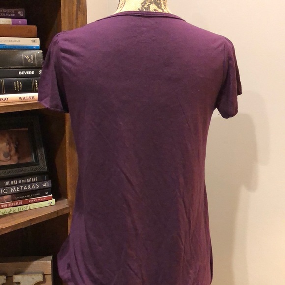 * 2 for $10.00 / EUC Girls’ Energie Top w/Crocheted Neckline - Picture 3 of 3